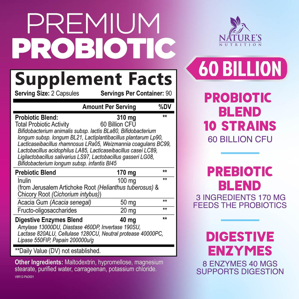 Close-up of probiotic capsules