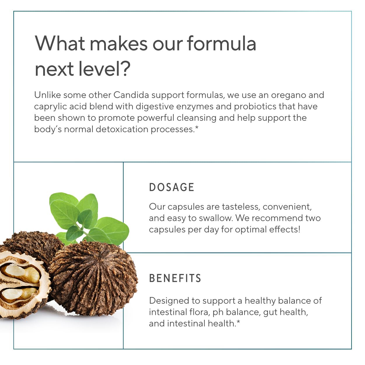 Probiotic capsules for candida support