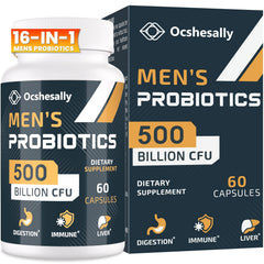 Probiotics for Men bottle with 60 capsules