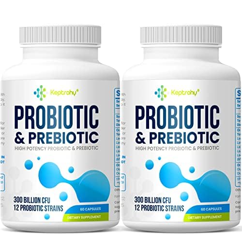 Daily probiotic capsules for digestive health and bloating relief