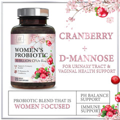 16-strain probiotic formula for women's digestive health