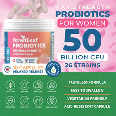 Digestive health benefits of women's probiotics with enzymes