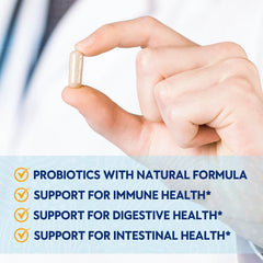 Illustration of stomach acid resistance and gut health benefits