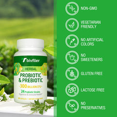 Travel-friendly probiotic bottle for on-the-go use