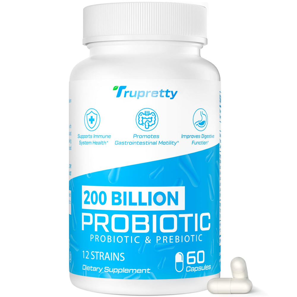 Bottle of Probiotics for Women and Men with 60 capsules