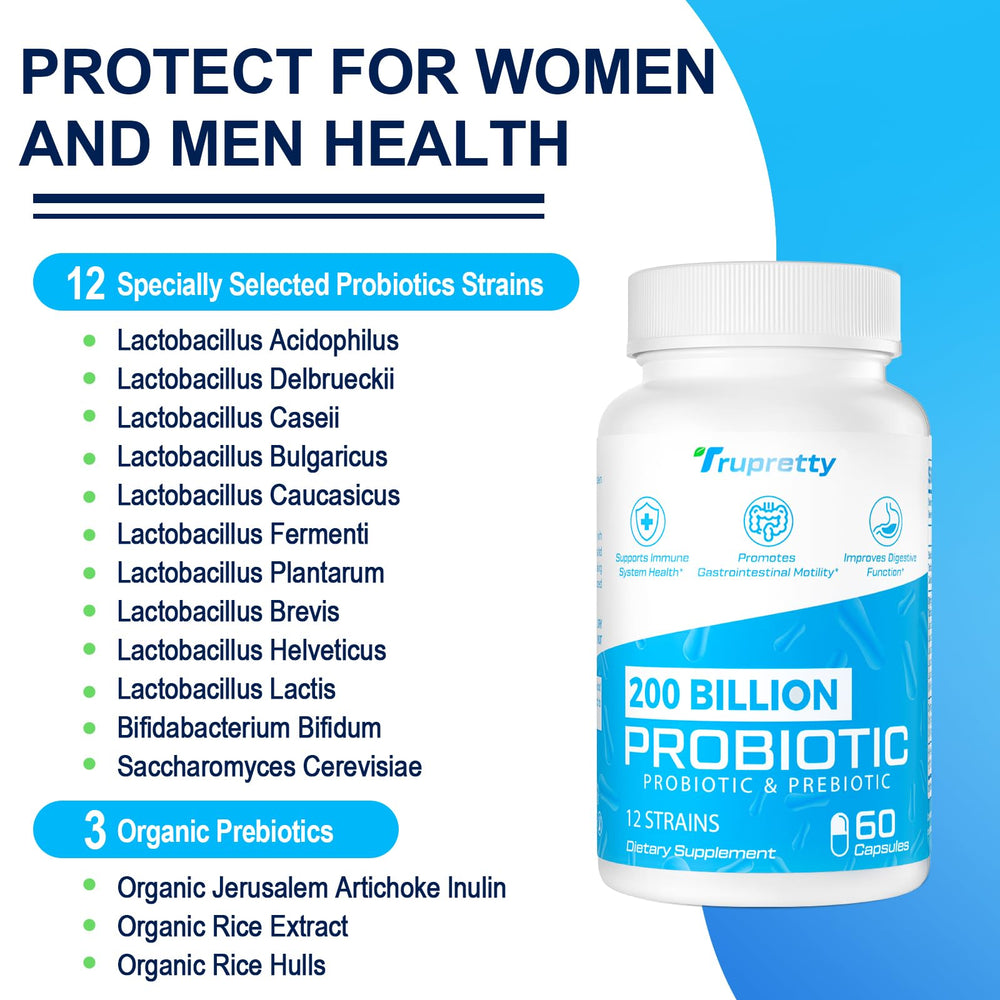 Shelf-stable probiotic bottle with desiccant inside