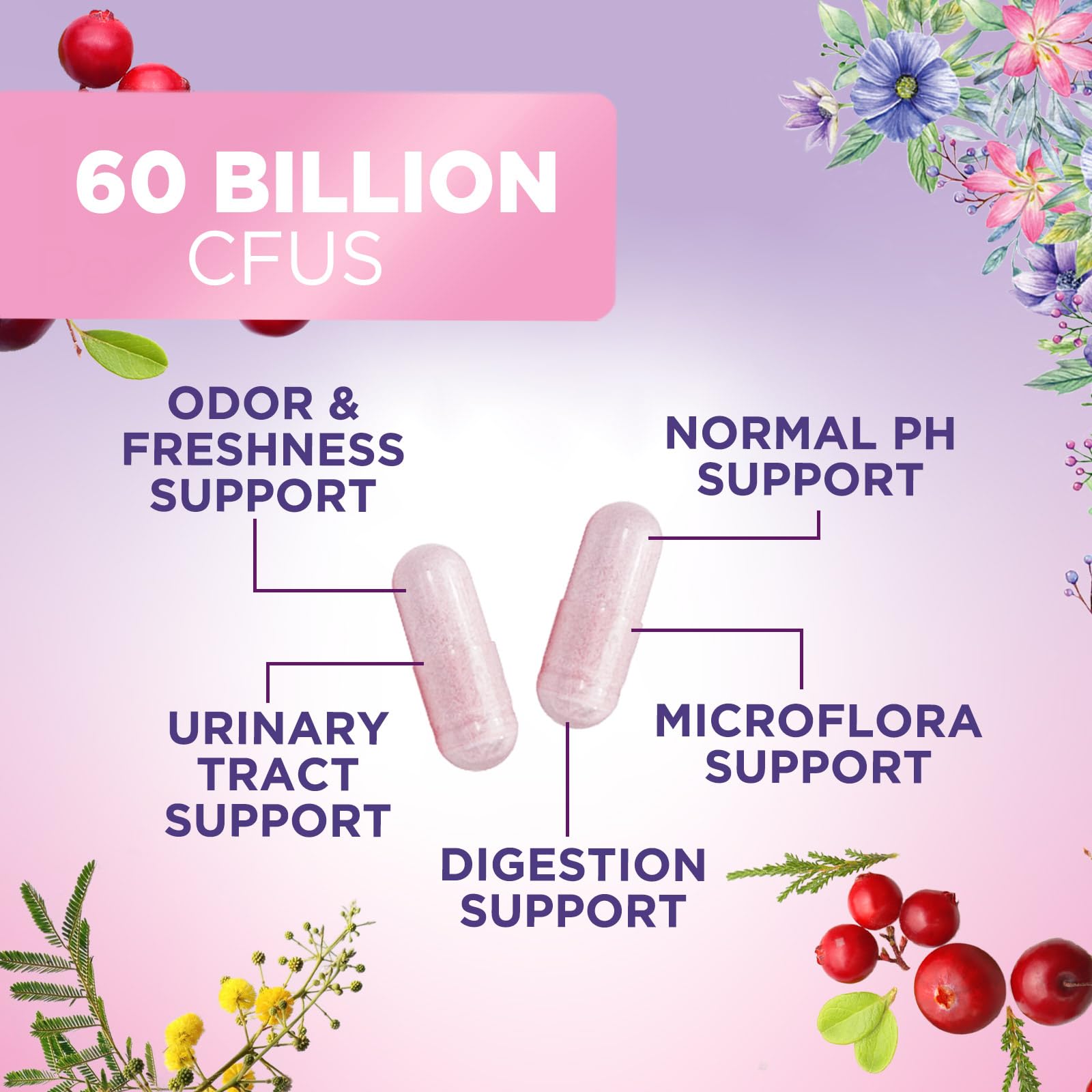 Prebiotic fiber included to fuel good gut bacteria