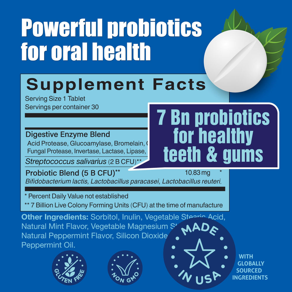 Probiotiv dental probiotic mints packaging