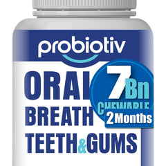 Probiotiv packaging with 7B CFU probiotic chews