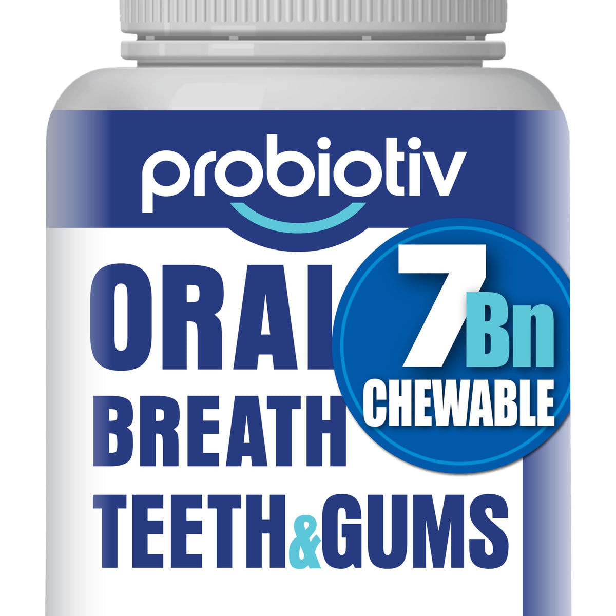 Chewable oral probiotics with 7B CFU for fresh breath