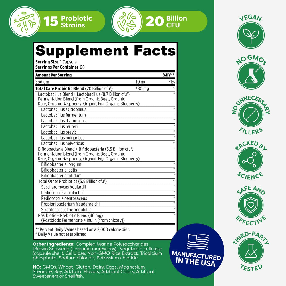 Immune support concept with probiotic capsules