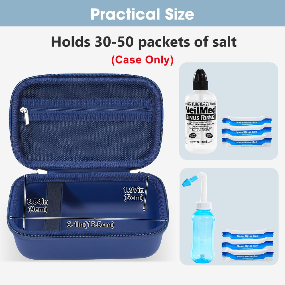 ProCase case fits Maoever neti pot securely for travel protection and easy access.