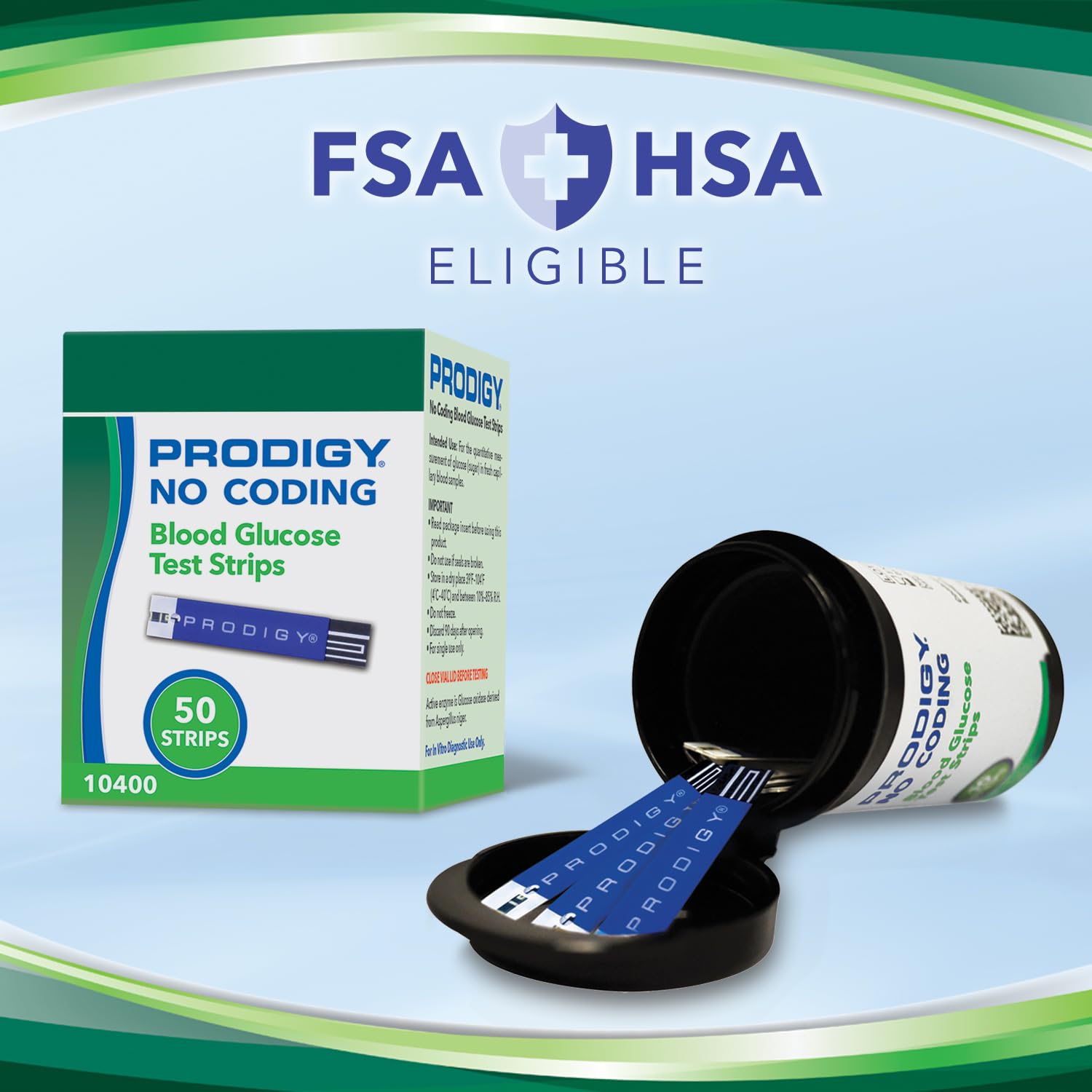 PRODIGY software-friendly strips enable free diabetes management software download.