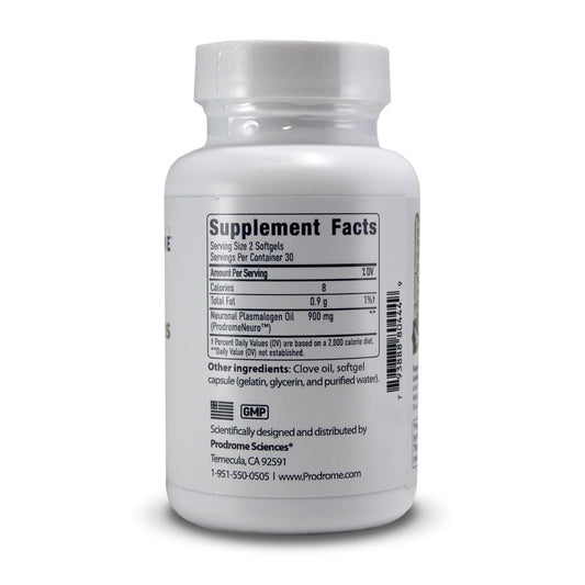ProdromeNeuro bottle side view showing the label