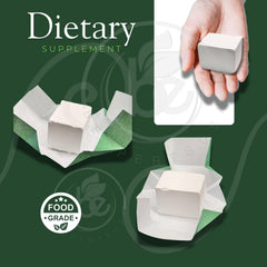 Front view of product packaging