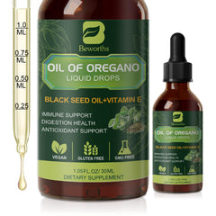 Product packaging for oregano oil drops