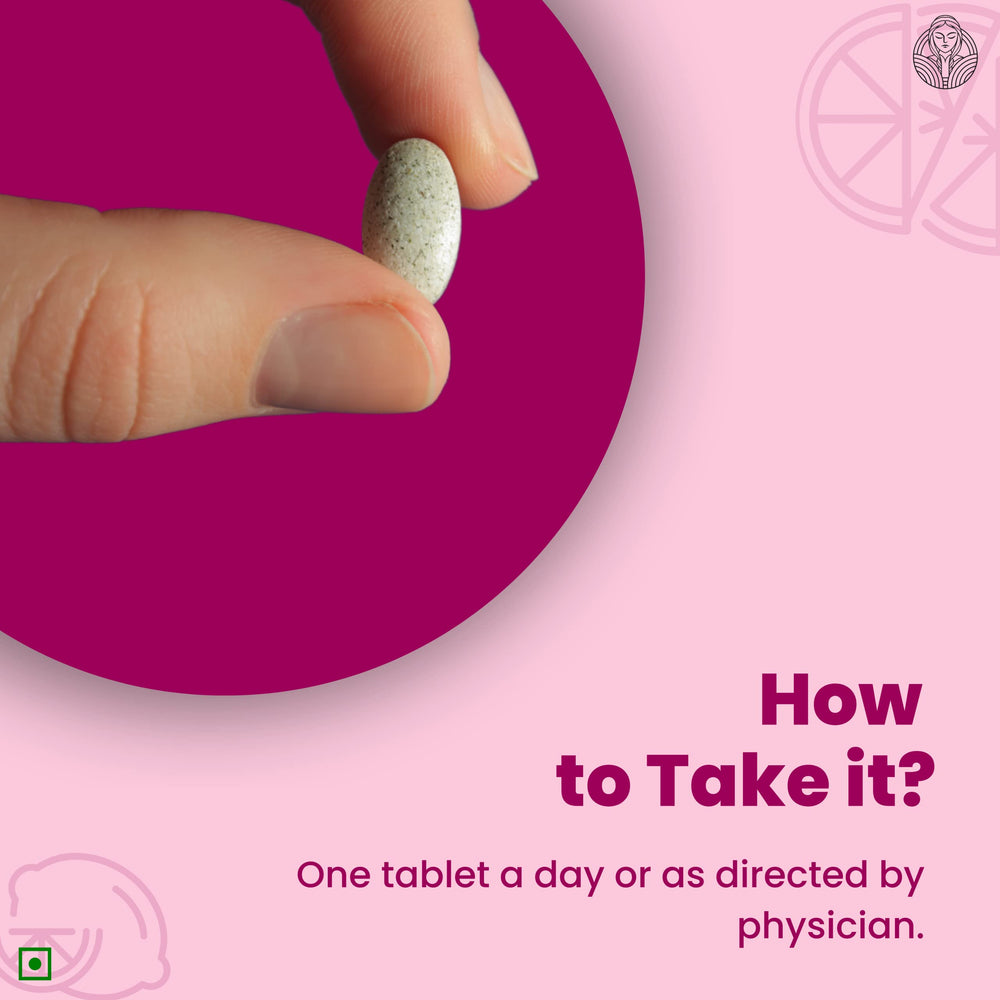 Product packshot showing 30 vegetarian tablets on white background