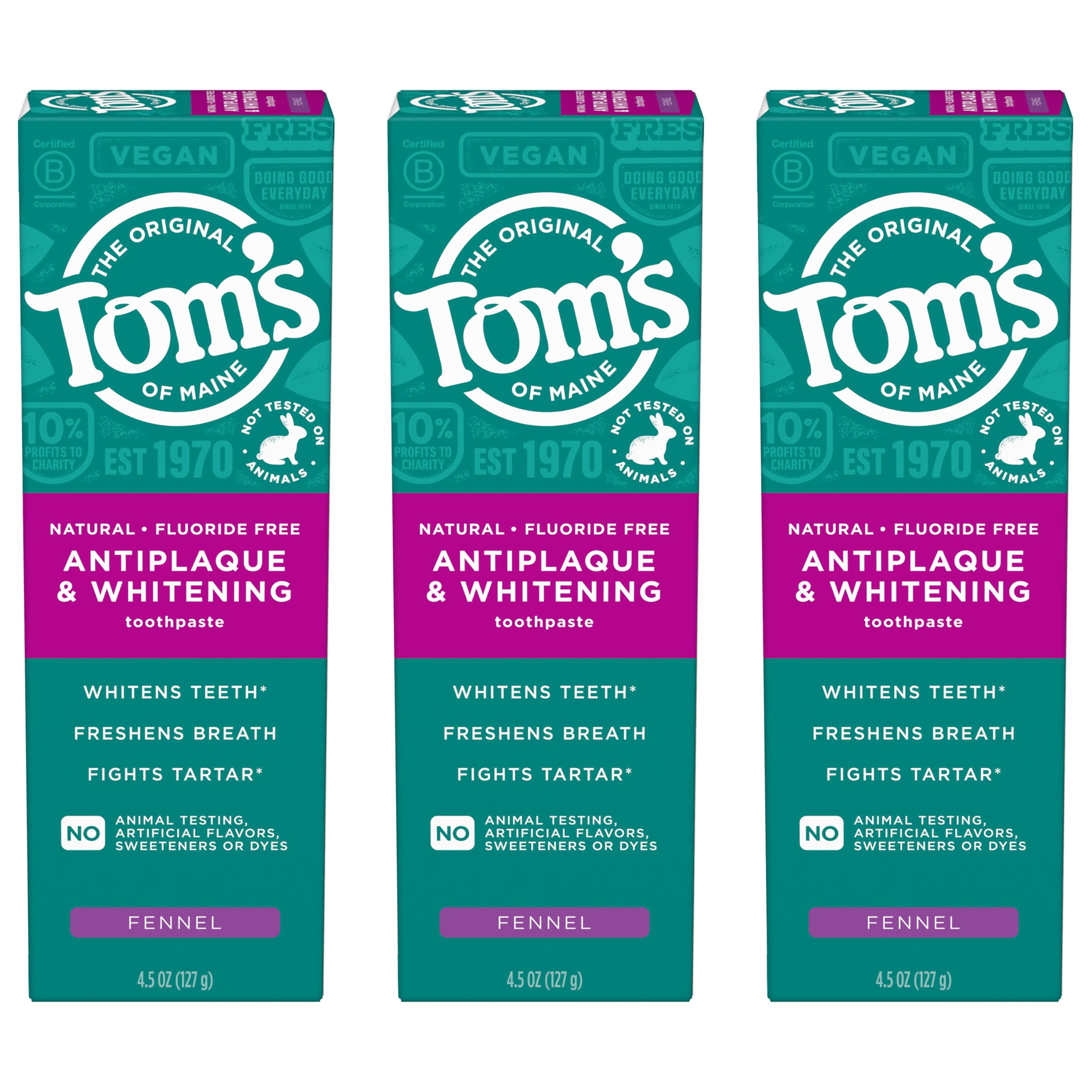 Product shot of three 4.5 oz tubes in the package