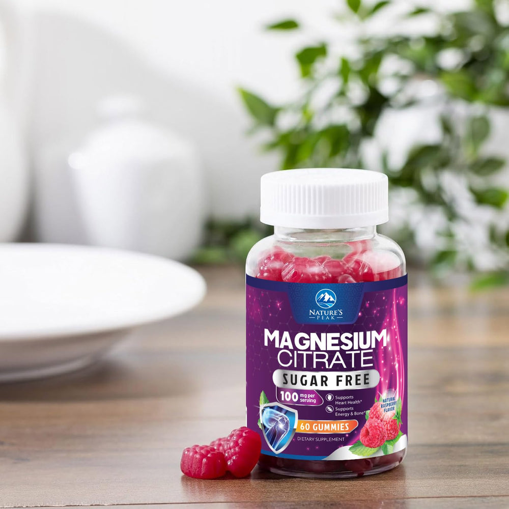 Chewable magnesium gummies for daily use