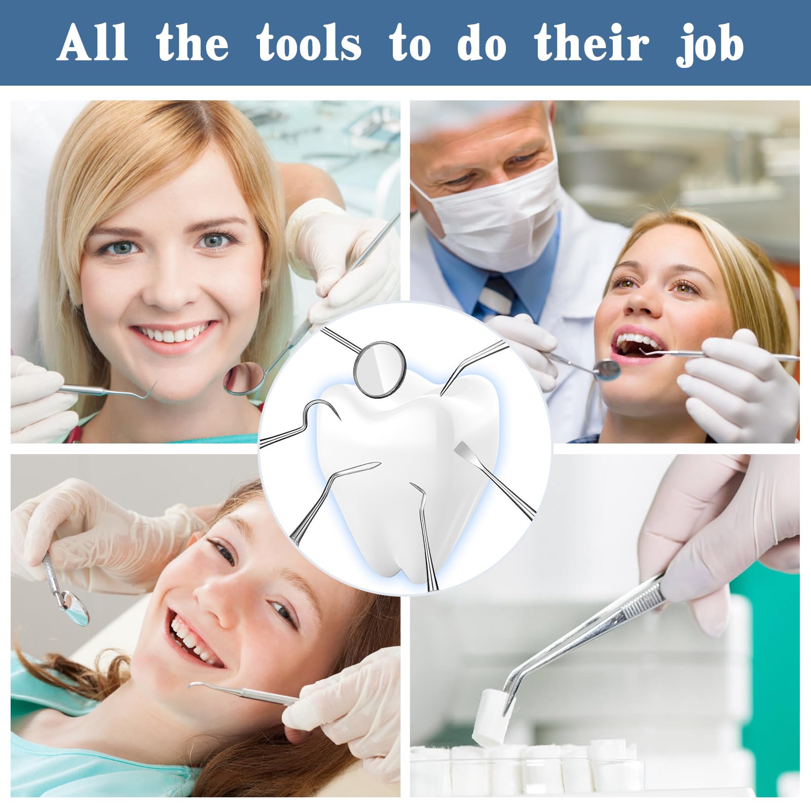 Hygiene kit for oral care in case