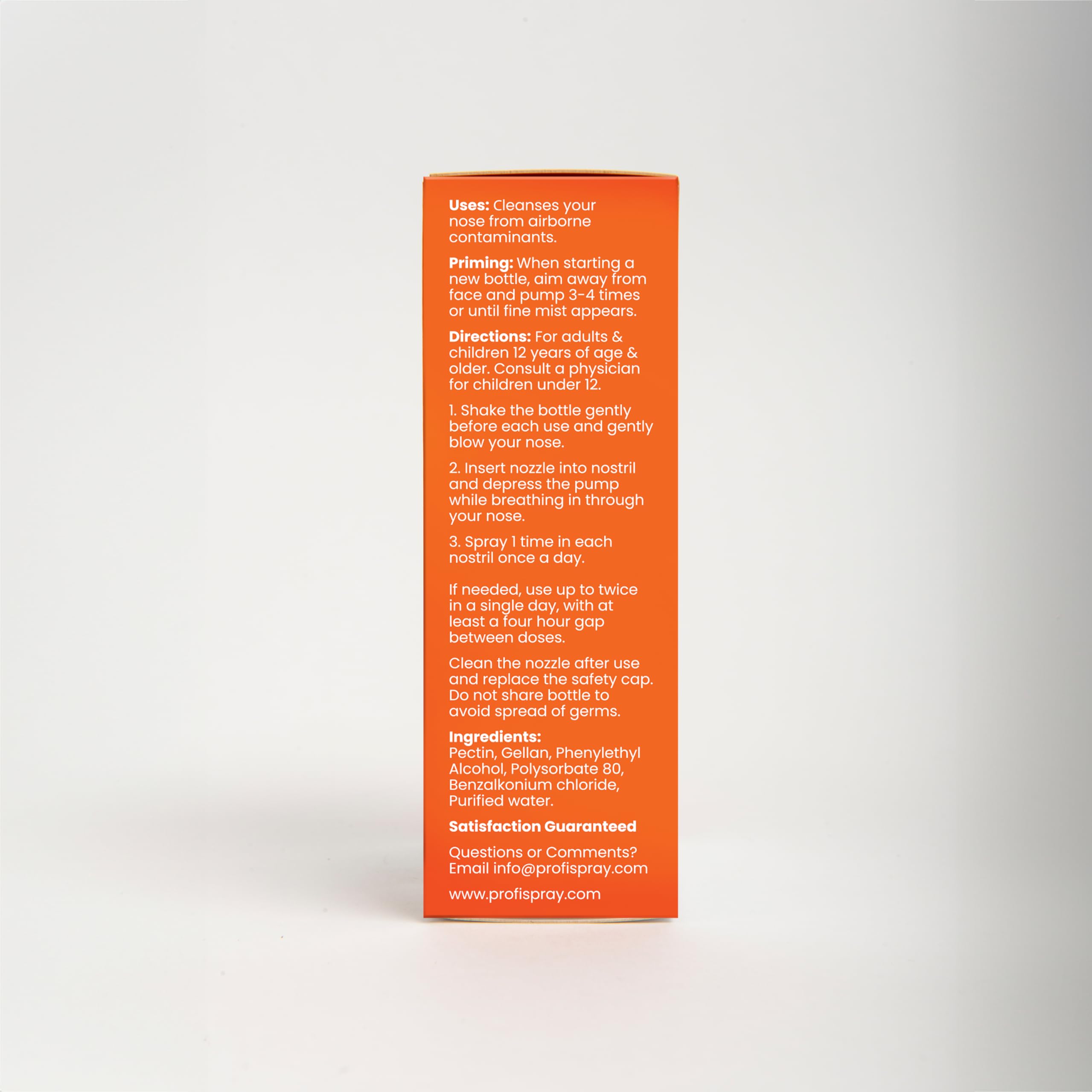 Profi Everyday Nasal Spray Harvard science claim image conveys world-class science behind nasal defense.