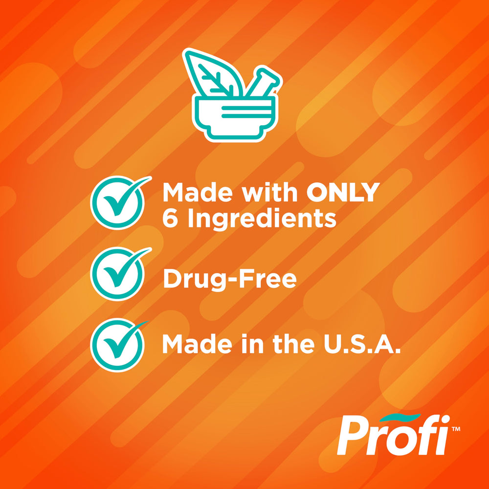 Profi Everyday Nasal Spray ingredients visual highlights natural, hydrating components like pectin and gellan.