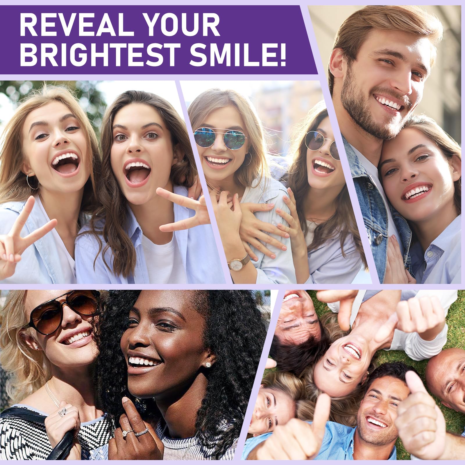 Progressive brightening result with enamel-friendly formula