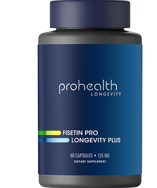 ProHealth Fisetin Supplements bottle with 60 servings