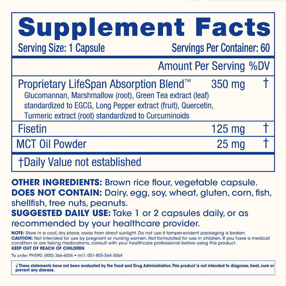 Senolytic and antioxidant benefits illustration for fisetin