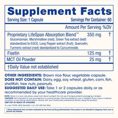 Senolytic and antioxidant benefits illustration for fisetin