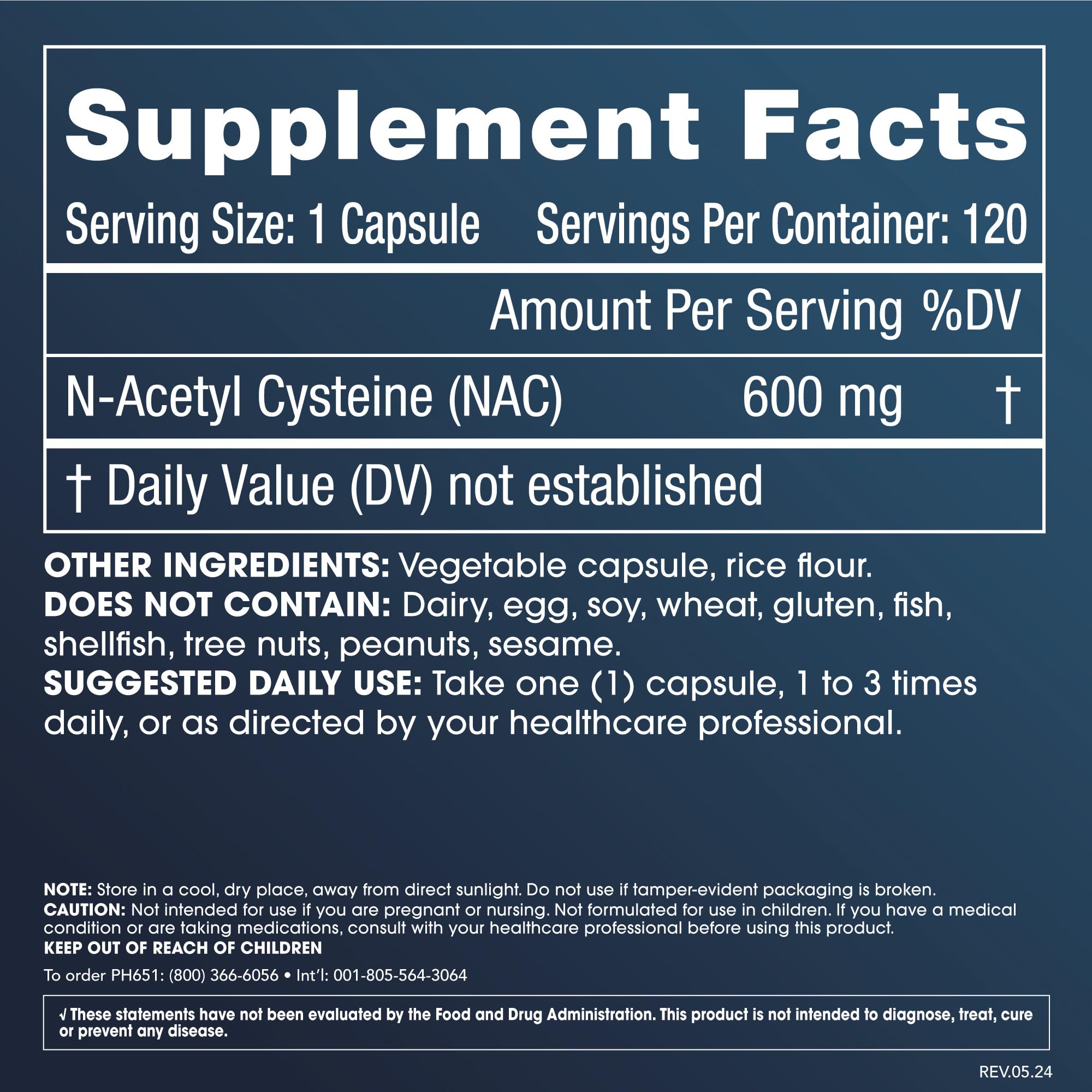 Third-party tested seal on ProHealth Pure NAC packaging