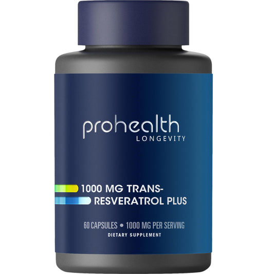 ProHealth Resveratrol 1000mg bottle front view