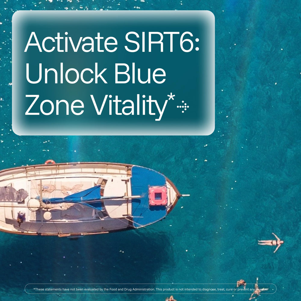 Close-up of ProHealth Sirtuin 6 Activator bottle label