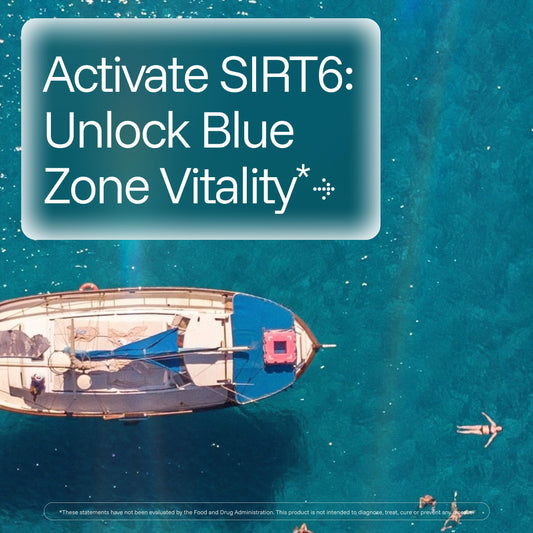 Close-up of ProHealth Sirtuin 6 Activator bottle label