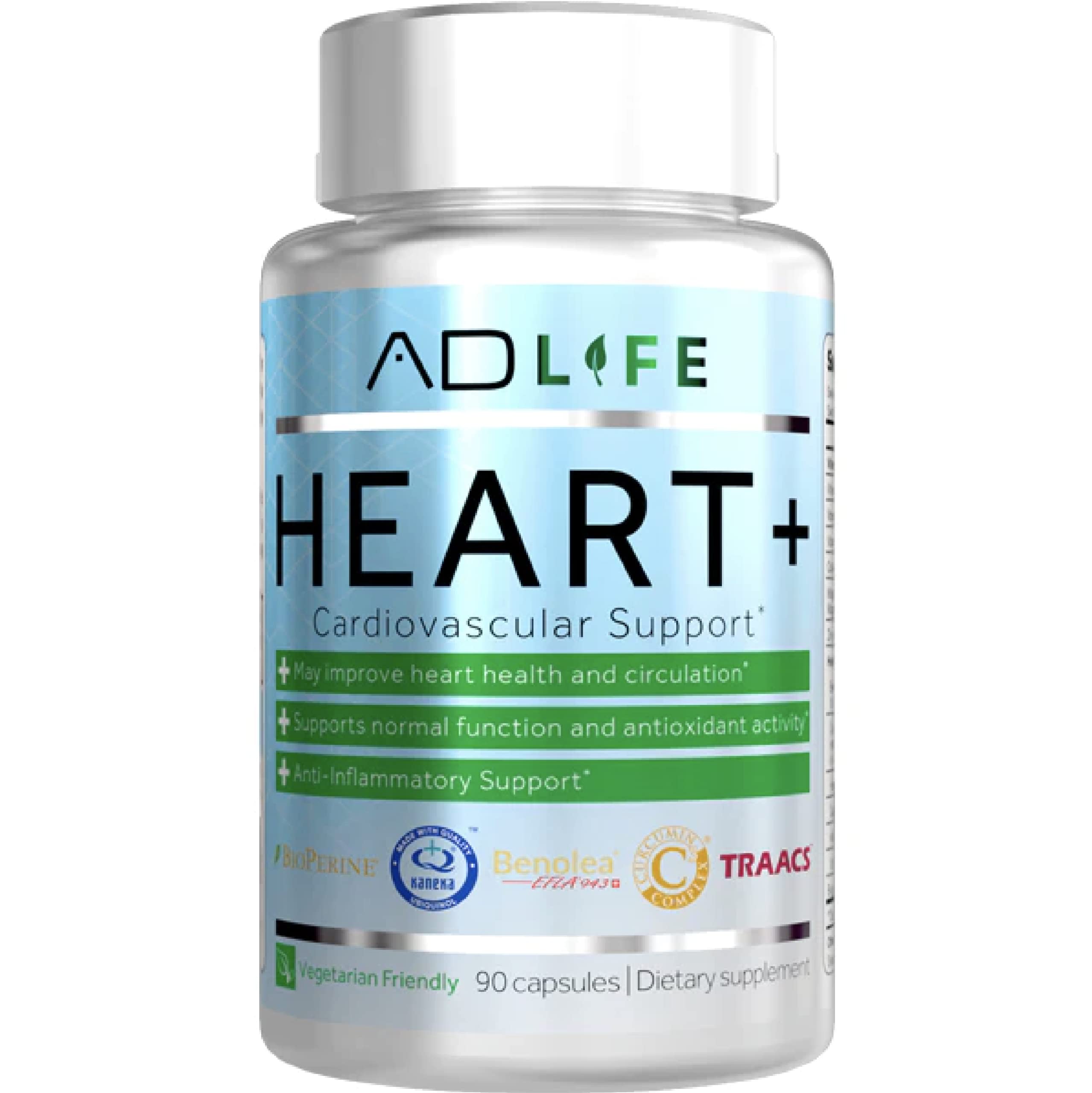 Project AD Heart+ 30 Count bottle front label