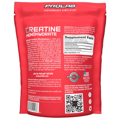 Micronized creatine monohydrate powder with scoop