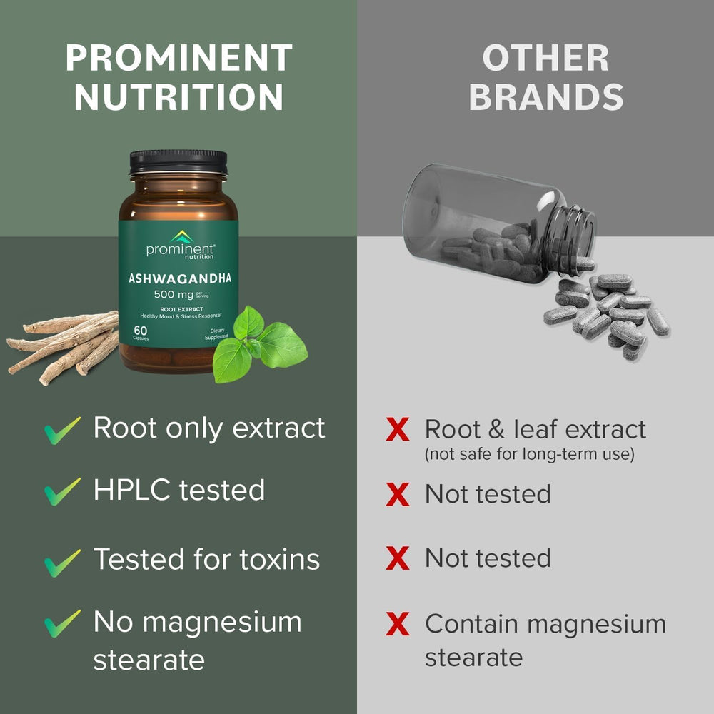 Daily stress relief with Ashwagandha root extract