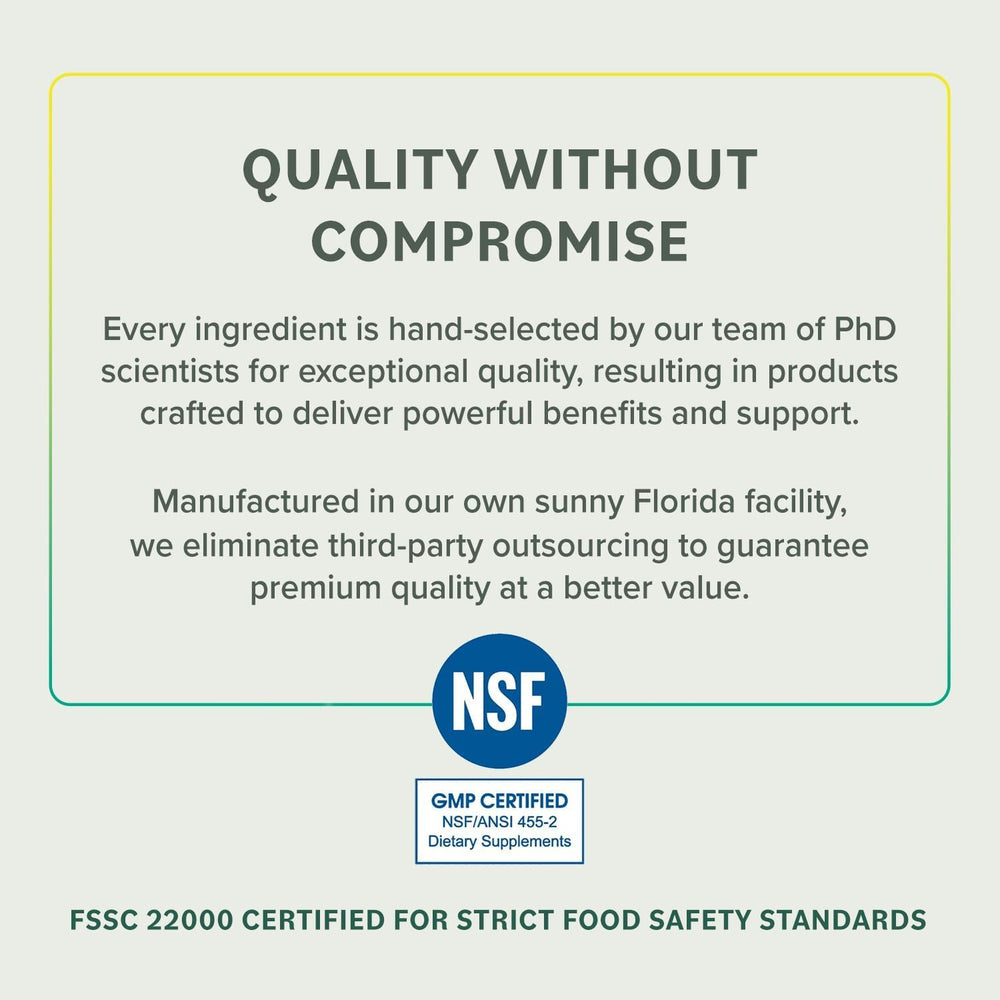 Quality testing and potency seal