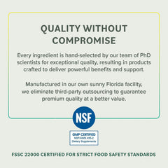 Quality testing and potency seal