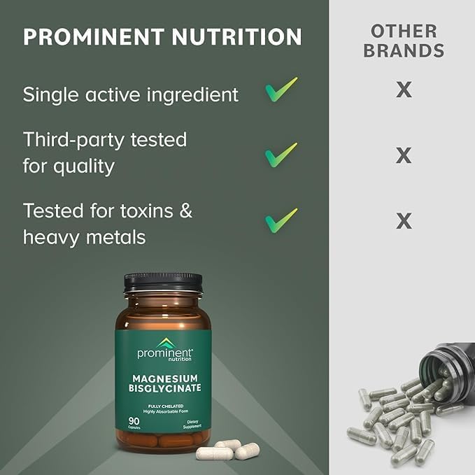 Magnesium bisglycinate supporting cognitive function