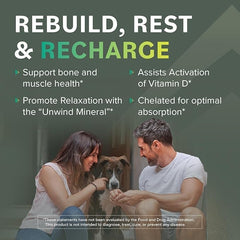 Magnesium capsule aiding muscle and bone health