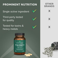 Prominent Nutrition Milk Thistle Phytosome two-pack on white background
