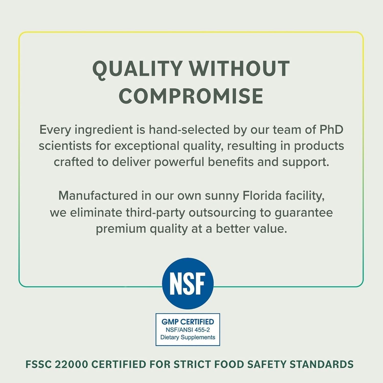 Prominent Nutrition pure extract appearance signals high-quality sourcing.