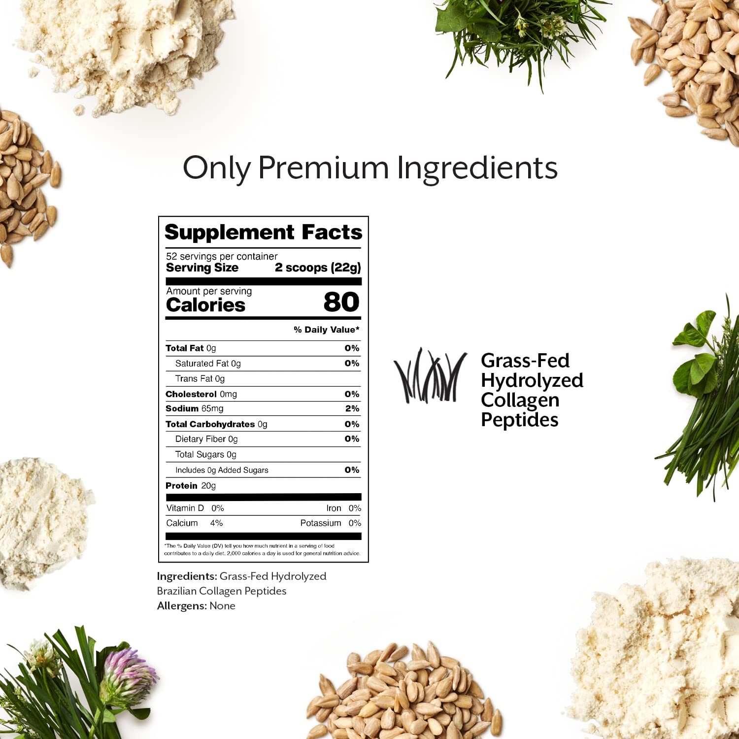 Promix collagen peptides grass-fed origin label highlights clean sourcing.