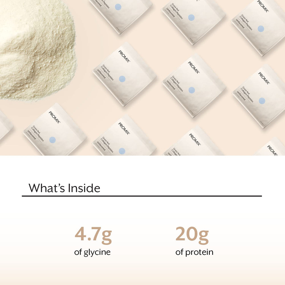 Serving size and scoop for Promix collagen