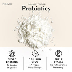 Close up of Debloat ingredients showing probiotic strains and baobab fiber