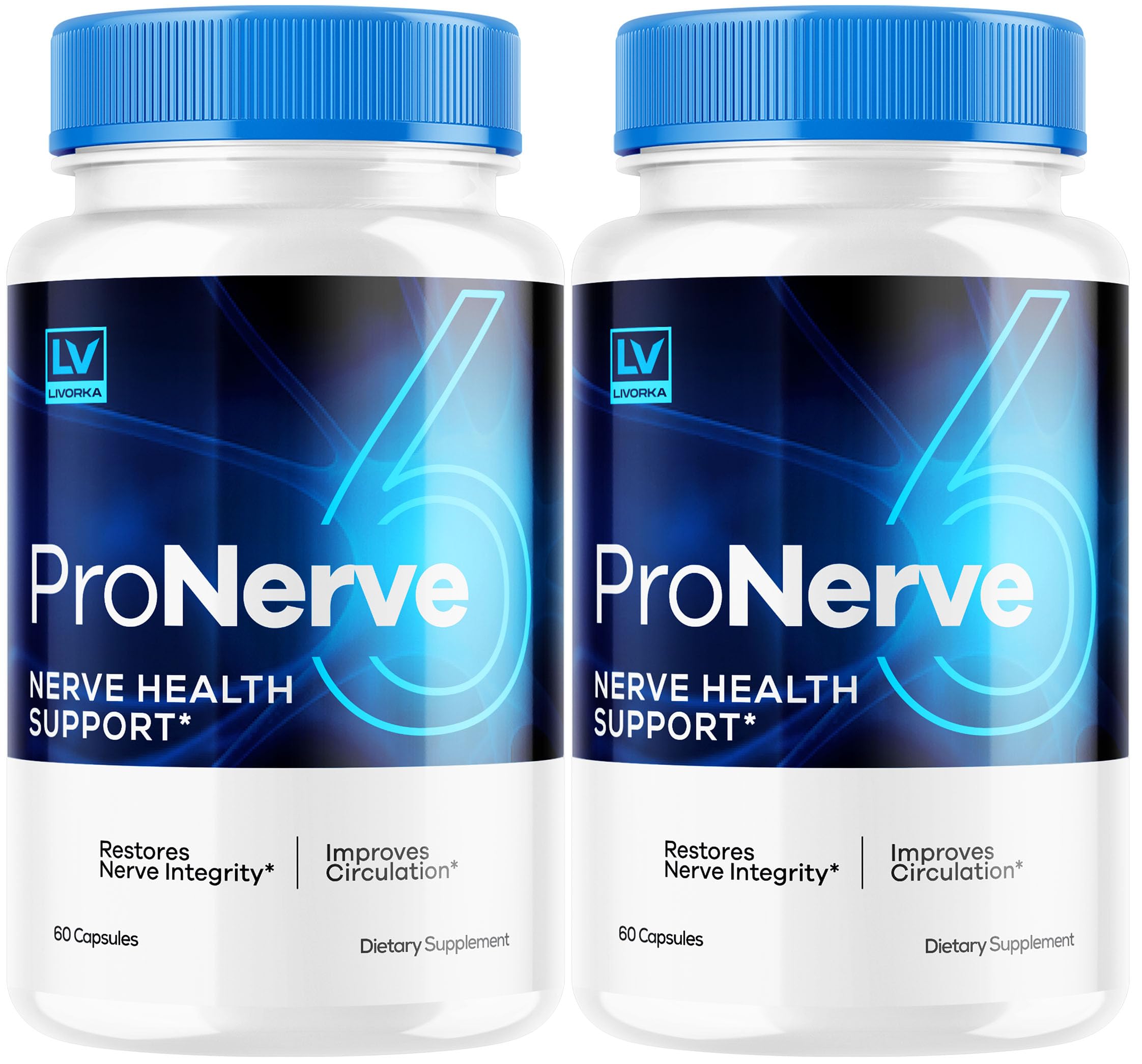 Pronerve 6 two-pack bottle front view