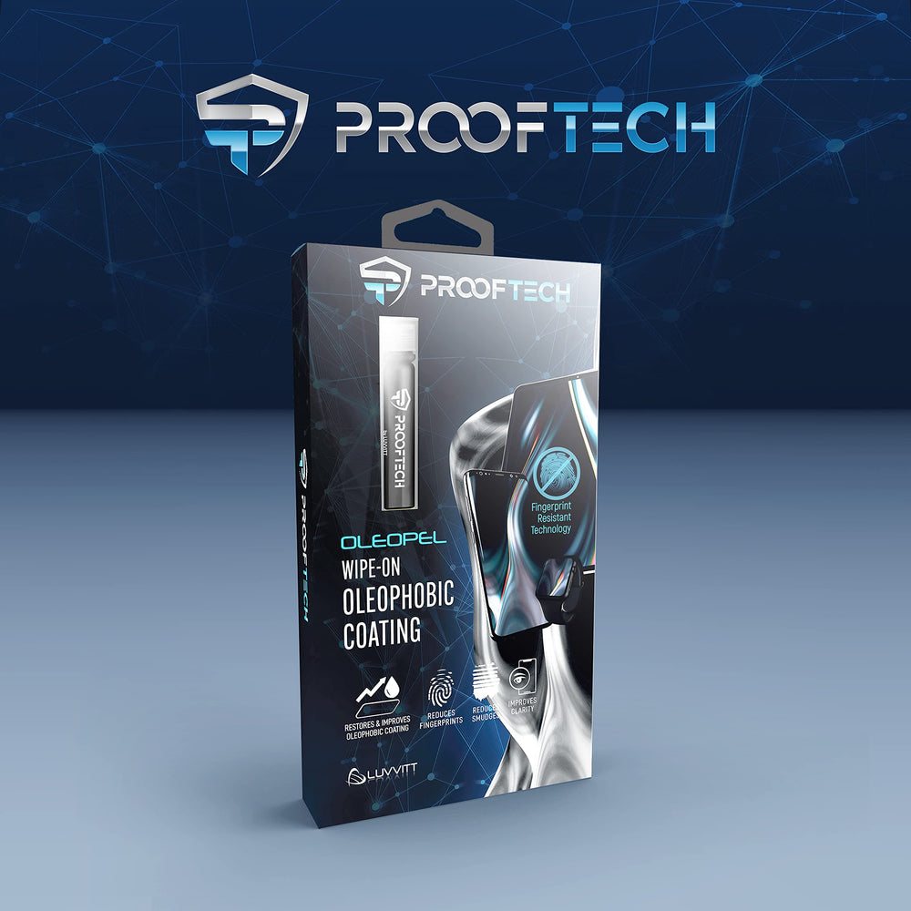Packaging and contents of ProofTech OLEOPEL kit for 3 applications