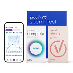 Hero image: Proov Hers & His Advanced Fertility Test for Couples