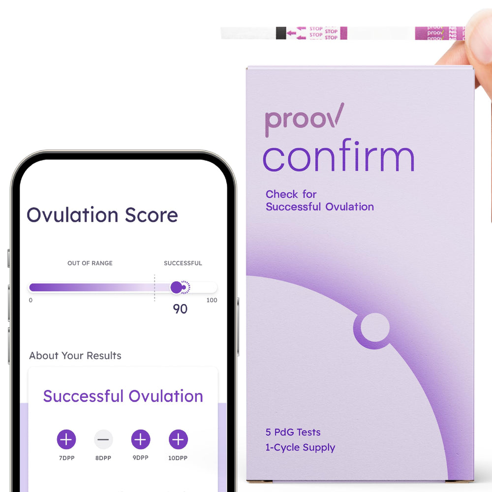 Proov PdG test strips for women in packaging (1 cycle pack)